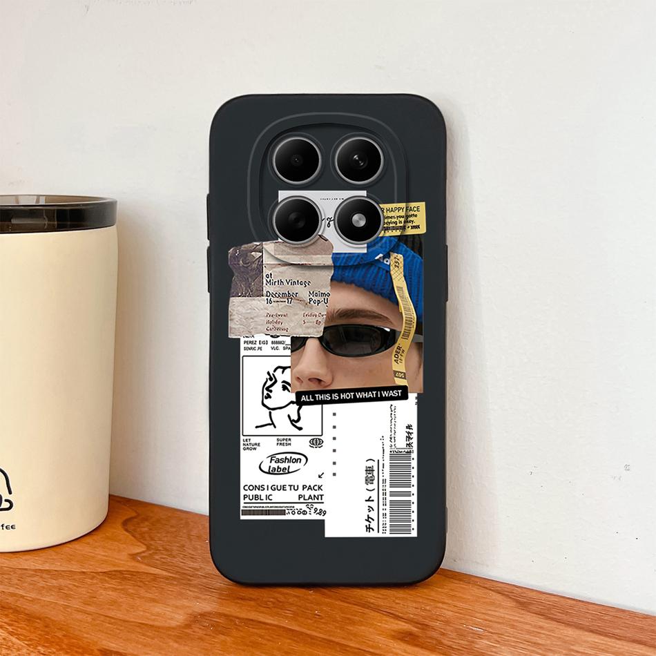 For Xiaomi Redmi Note 15 Pro Plus Phone Case Cool Astronaut Funda For Redmi Note15 Pro 4G 5G Soft Liquid Silicone Back Cover