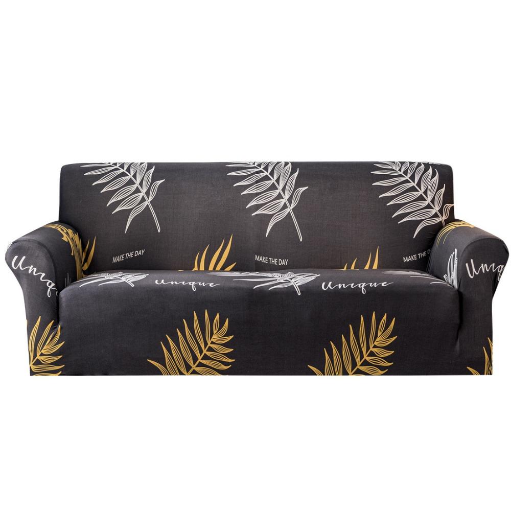 Elastic Sofa Cover Slip Proof Simple Solid Color Cushion Protector Modern Minimalist Luxury Home Decor
