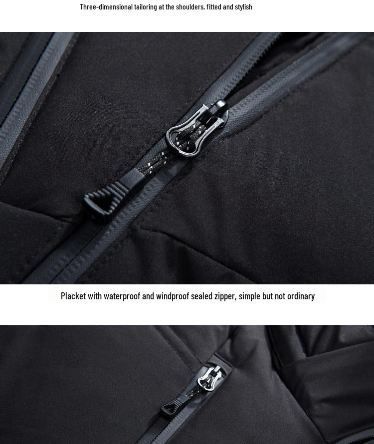 2025 Men's Slim Fit Hooded Winter Jacket - Warm, Short, and Stylish for Outdoor Wear