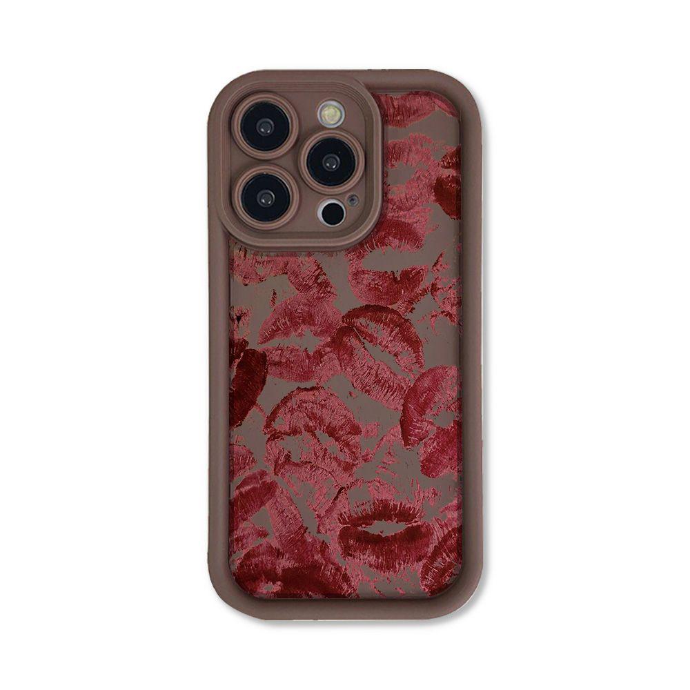 Vollbild-Lippenabdruck Weiche Hülle für iPhone 17 Pro Max, Apple 14, 13, 12, 11 mit Präzisen Aussparungen und Sturzfestem Schutz