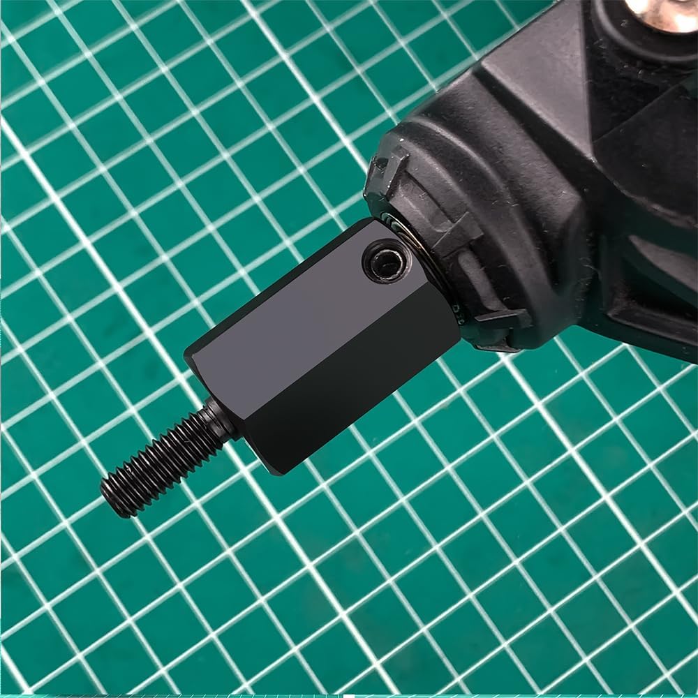 4Pcs Steel RC Wheel Hex Hubs +20mm Extenders Counterweight Hex Adapters for 1/6 RC Rock Crawler Axial SCX6 AXI05000 Upgrade Part