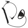 D Shape Single Side Earphone 3.5mm D Shape Ear Hook Earpiece with Coiling Design for Cell Phones MP3 MP4