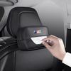 LPTJD1 2026 Car Sticker Car Logo Tissue Box Seat Hanging Paper Towel Storage Bag For BMW E46 E90 E60 F30 F10 G30 F20 E70 E39 E36 E87 X7