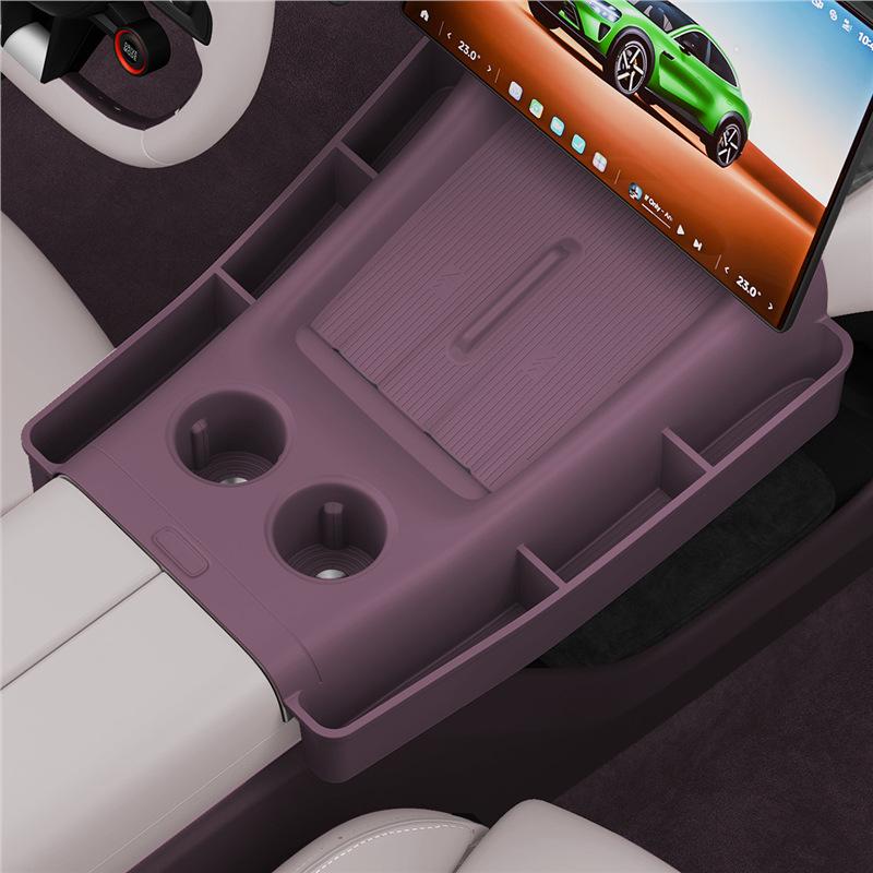 Silikonmatte für Xiaomi YU7 Bedienfeld: Kabelloser Ladegerät, Rutschfester Untersetzer, Innenraumzubehör