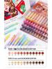 Guangna 8201 Acrylic Marker Set: 24 Skin Tone & Macaron Colors for Art Painting