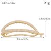 Lily of the valley tassel twist pearl inlaid diamond clip on the back of the girl's head disc hair grab clip hairpin hair orname