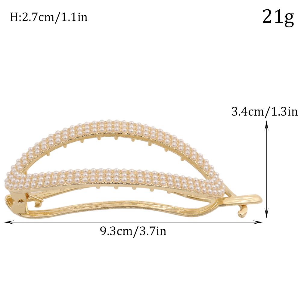 Lily of the valley tassel twist pearl inlaid diamond clip on the back of the girl's head disc hair grab clip hairpin hair orname