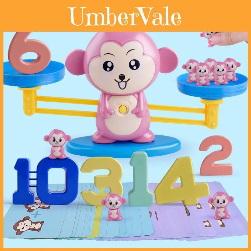 Lustiges Mathe-Zählspiel für Kinder Affen-Balance-Spielzeug-Set für Vorschulkinder