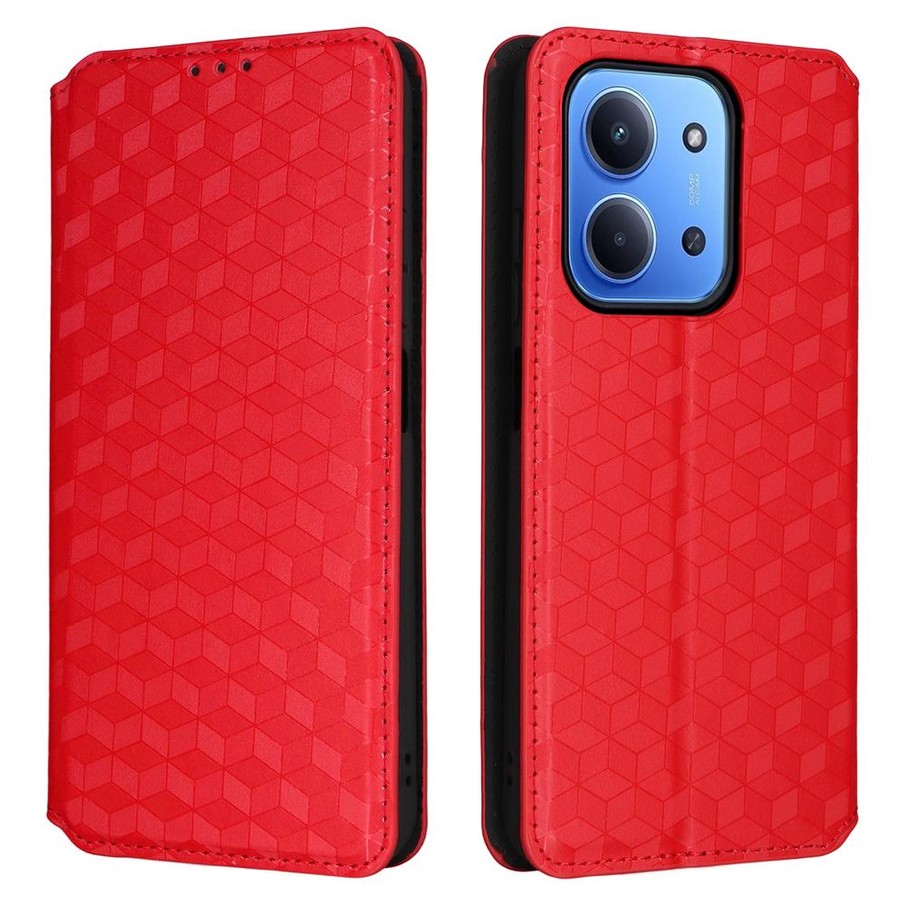 Pentru Xiaomi Redmi 15C 4G (Global) (171 mm)/Husă Portofel Poco C85 4G Piele Imprimată Romb Husă Telefon