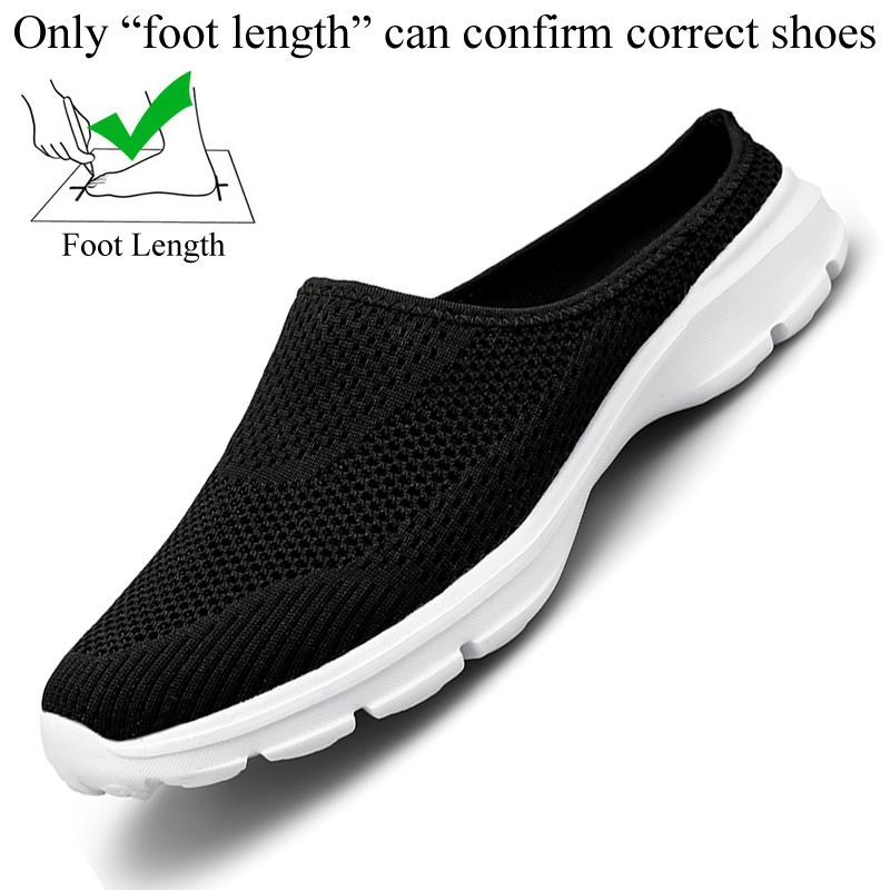 

Летние сетчатые полуботинки без застежек для мужчин, повседневные, дышащие, женские, легкие, большой размер 47 48 46 чёрный