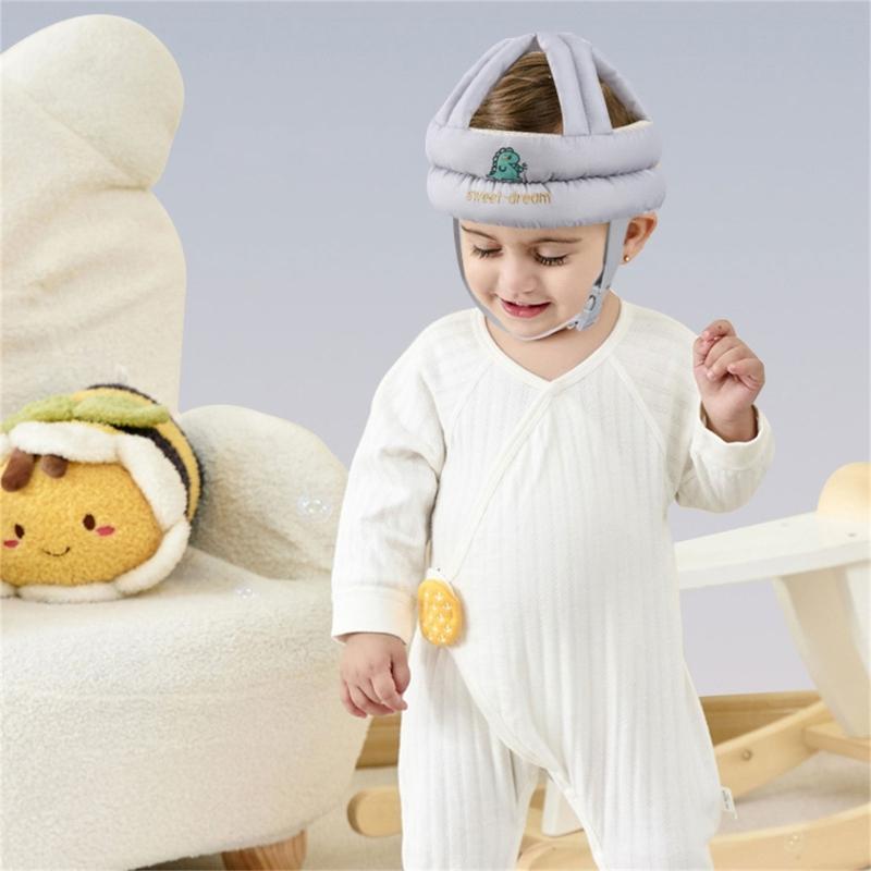 Toddler Head Protections Helmets Comfortable Baby Protective Hat with Adjustable Strap Adjustable Baby Head Protector