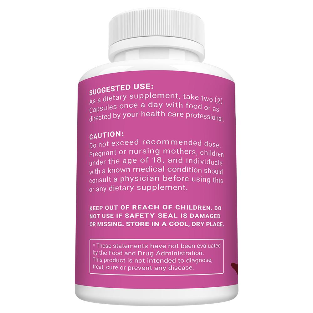 Bio-Rübenpulver 1000 mg pro Portion Nahrungsergänzungsmittel 120 Kapseln