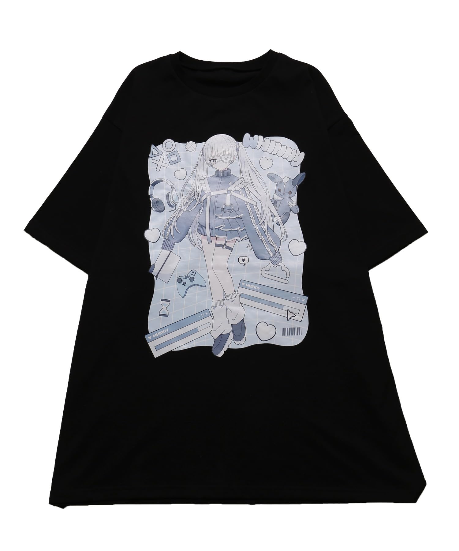 

Женская футболка WEGO Gaming Angel Size черная, F, чёрный