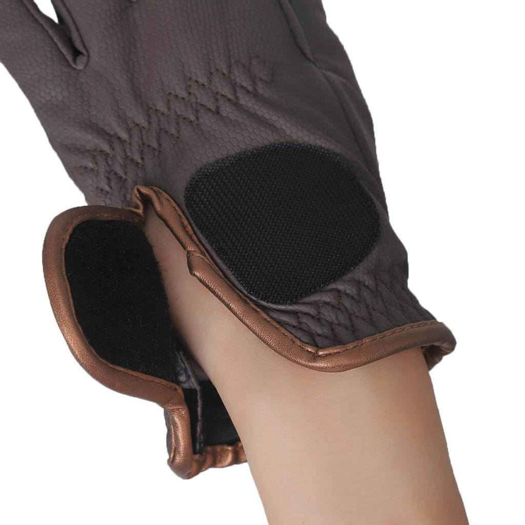 EQULIBERTA New Thinsulate Cold Protection Synthetic Leather Gloves Brown XS