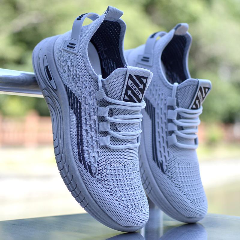 Men's shoes summer new breathable hollow mesh shoes casual sports shoes one pedal mesh coconut shoes men