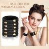 Hair Ties No Damage 10/15PCS Ponytail Holders Elastic Hair Ties for Thick Hair Bands for Women Girls's Braided