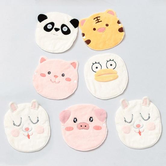 Moisturizing Facial Towel Animal Pattern Breathable Polyester Relieves Irritation Spa Facial Towel for