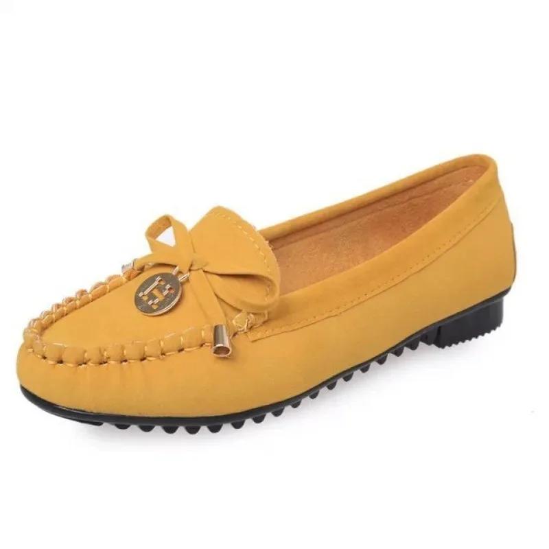 2024.Spring Autumn Bowknot Flat Casual Outdoor Women Shoes Fashion Low Top Loafers Shoes 35-41