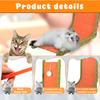 Felt Cloth Cat Scratch Pad L/T Shape Vertical Scratching Board With Interactive Ball Toy Wear-Resistant Pet Claw Sharpening Tool