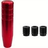 5" Heavy Weighted Shifter Knob, Gear Shift Knobs, Car Shift Knobs with 3 Threaded Adapters, Universal Car Gear Lever Metal Stick Shift Handle