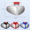 1 Pair Car Blind Spot Mirrors - Front Wheel Auxiliary Rearview Double-Sided Wide Angle 360° Adjustable for Vehicles