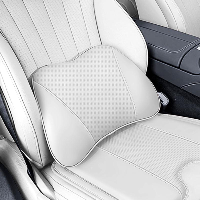 Jiyue 01/07 Car Headrest & Backrest Memory Foam Cushion with Neck and Lumbar Support