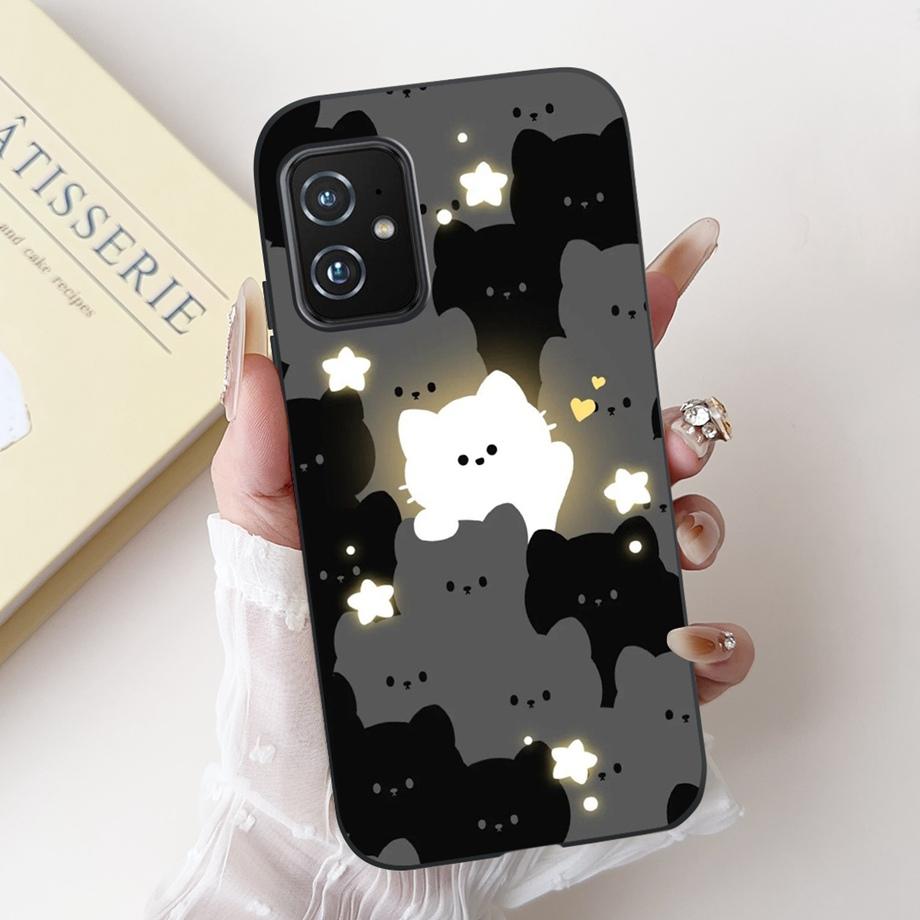 Per Custodia ASUS ZENFONE 8 ZS590KS Astronauta Drago Animali Cartoni Animati Stile Cool Silicone Morbido Copertura Nera per Telefono Per ASUS ZS590KS Borsa