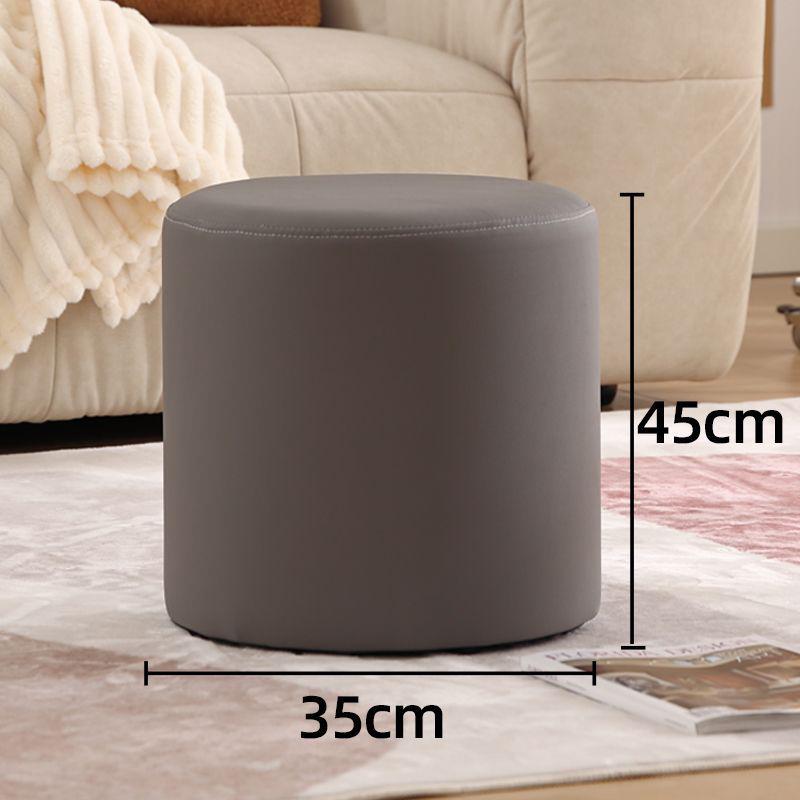 Wooden Ottomans Living Room Nordic Vanity Stool Modern Low Step Stools Office Decorative Ottoman Pouf Aesthetic Room Furnitures