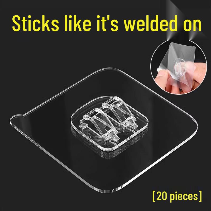 Sturdy Unisex Snap Buckle Seamless Adhesive Hook Hanger