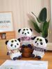 Panda Adorable Plush Toy With Bow Tie Sunglasses  Stuffed Animal  Gift Perfect