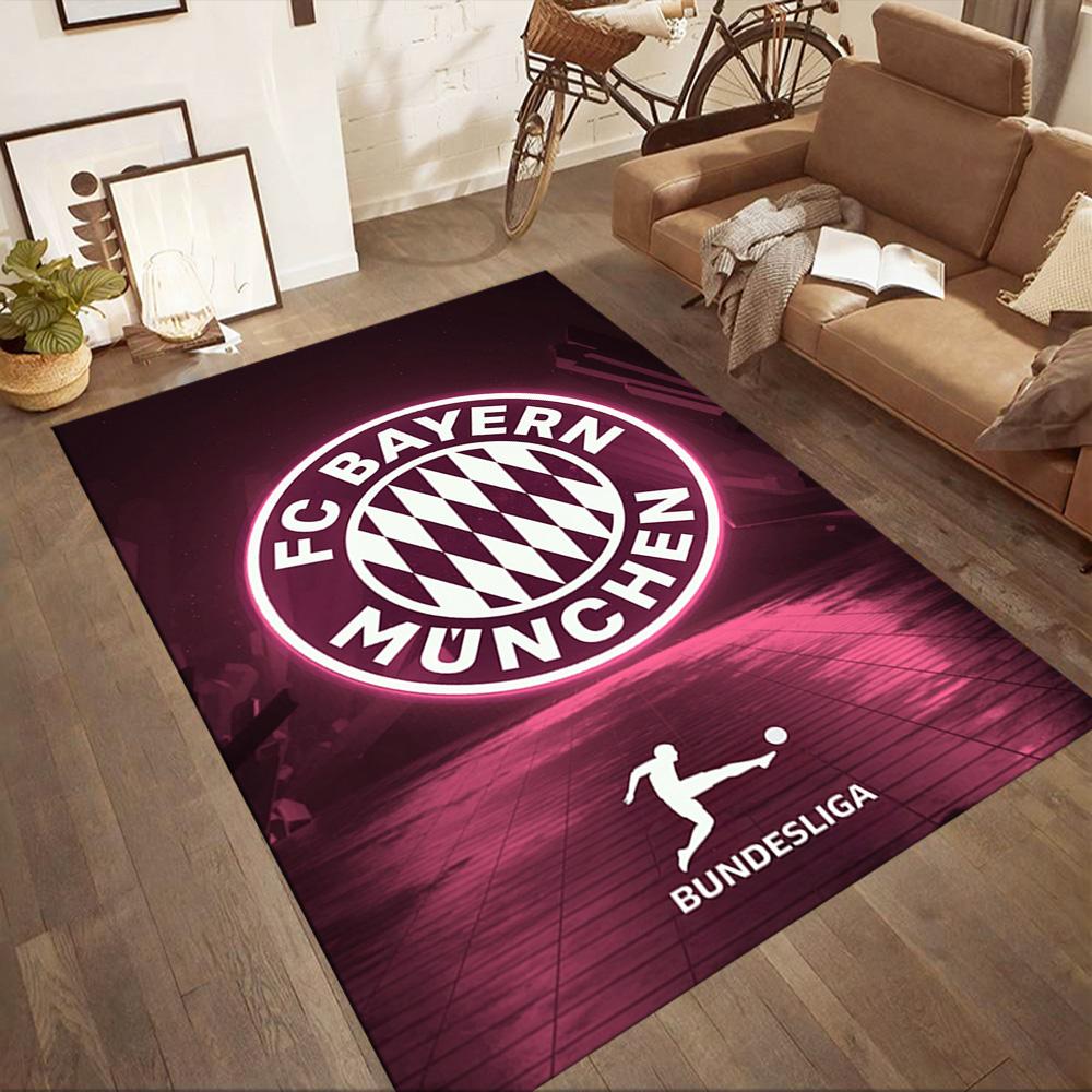 Bayern Munich Football Crest 1 Square Rugs Are a Great Choice for Living Rooms, Bedrooms, Home Décor, and As Gifts
