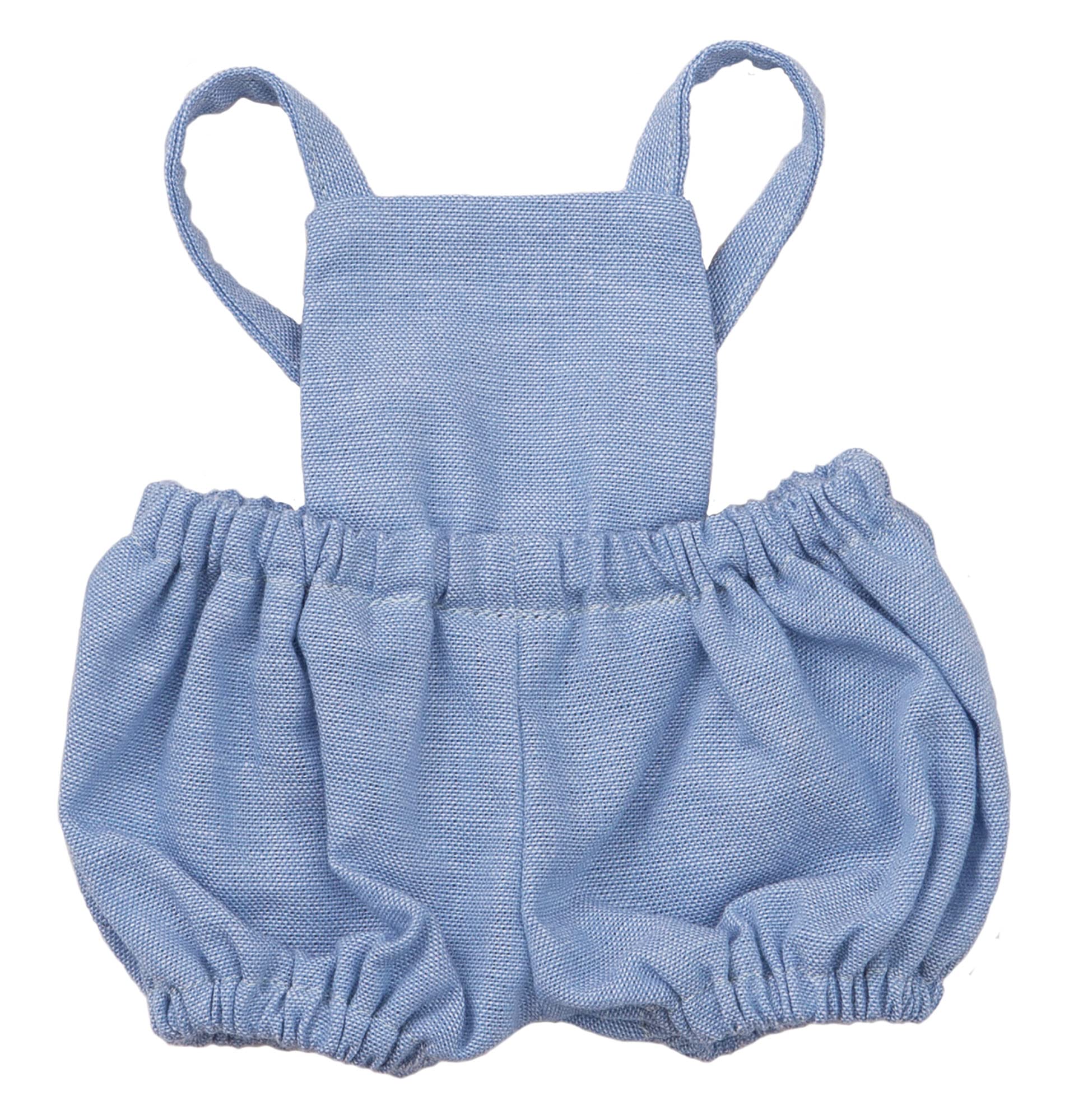 

Hamanaka DIY Fluffy Plush Toy Pumpkin Pants Blue Kit Dress-Up Jumpsuit, H481-504, синий