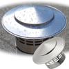 75-200mm Smoke Exhaust Pipe Rain Cap Stainles Steel Stove Pipe Cover  for Roof Rain and Bird Proof