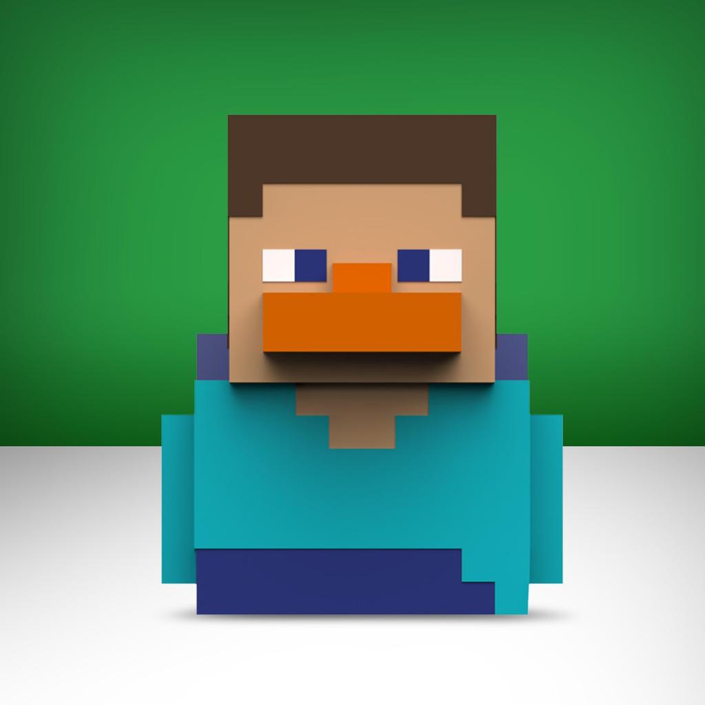 TUBBZ First Edition Steve Collectible Vinyl Rubber Duck Figure - Official Minecraft Merchandise - TV, Movies & Video Games