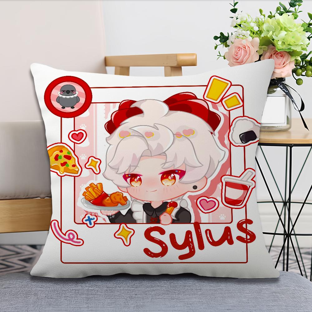 Love and Deepspace Sylus Caleb cartoonsoft Comfortable Pillow Case for Sofa Living Room Home office Decor Protective Covers