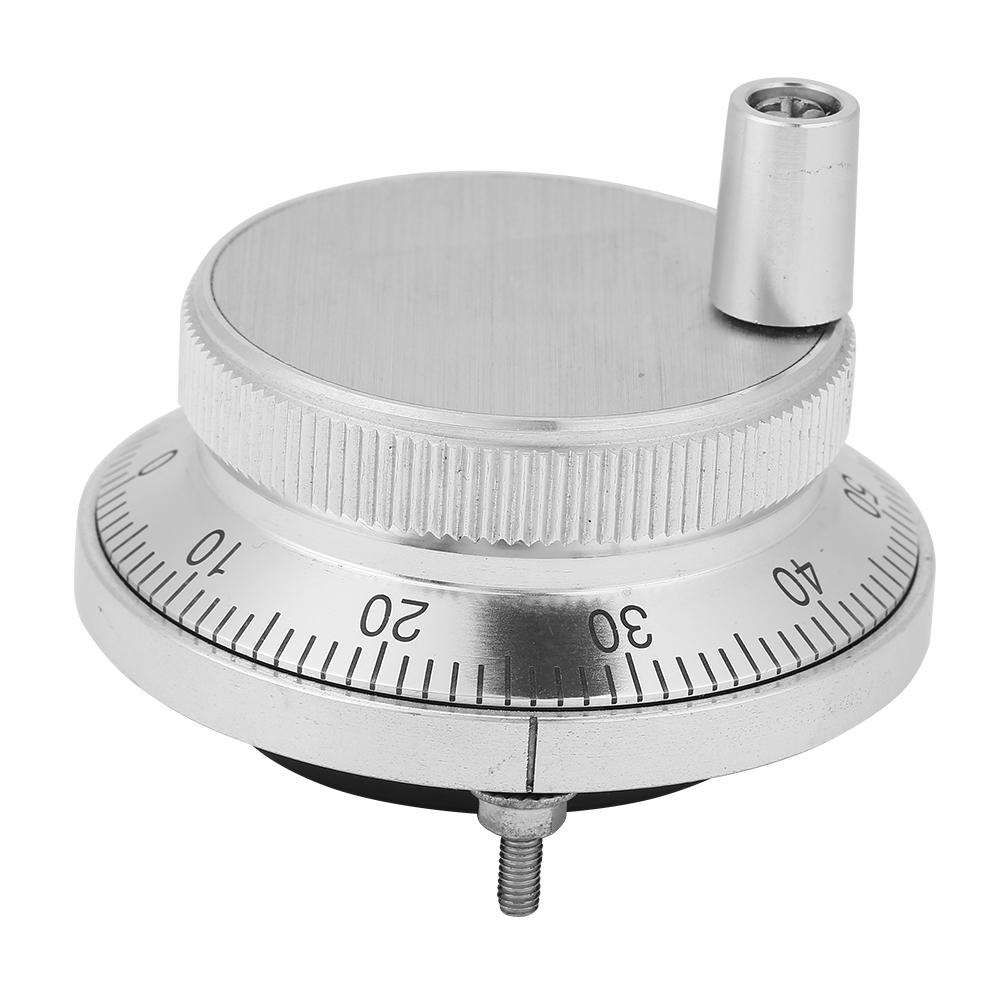 5V 60mm Diameter 4 Terminal Manual Pulse Generator CNC Electronic Handwheel with Handle
