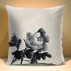 Chinese Ink Plant Pillow Case Flowers Xcm Square Decorative Cushion Cover for Sofa Home Printed Throw Polyester Pillowcase