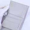 Chanel AP4250 Caviar Skin CC Logos Small Flap Wallet Tri-fold Wallet (with Coin Pocket) Light gray/GDHardwareUsed