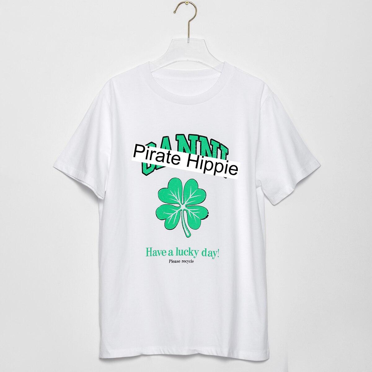 

Женская летняя футболка тренд принт кролика ретро мода футболки с коротким рукавом повседневные принтованные топы 8XL зелёный