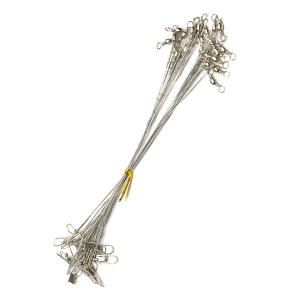 60PCS Fishing ers 15cm 20cm 25cm Steel Anti Bite Fish Wire ers Fishing Equipment Tackle Kit