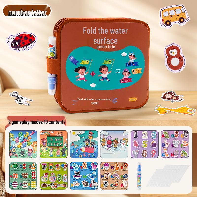 Magic Water Doodle Book: Mess-Free Portable Drawing for Kids