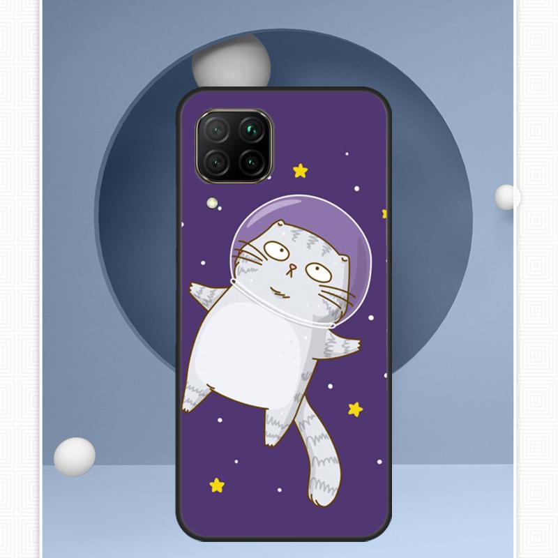 

Кошки в космосе Для Huawei Nova Y91 Y60 Y70 Y72 Y90 Y61 12s 12i 11i 8i 10 9 SE P20 P40 Lite P30 P60 Pro Чехол Huawei Nova 8i