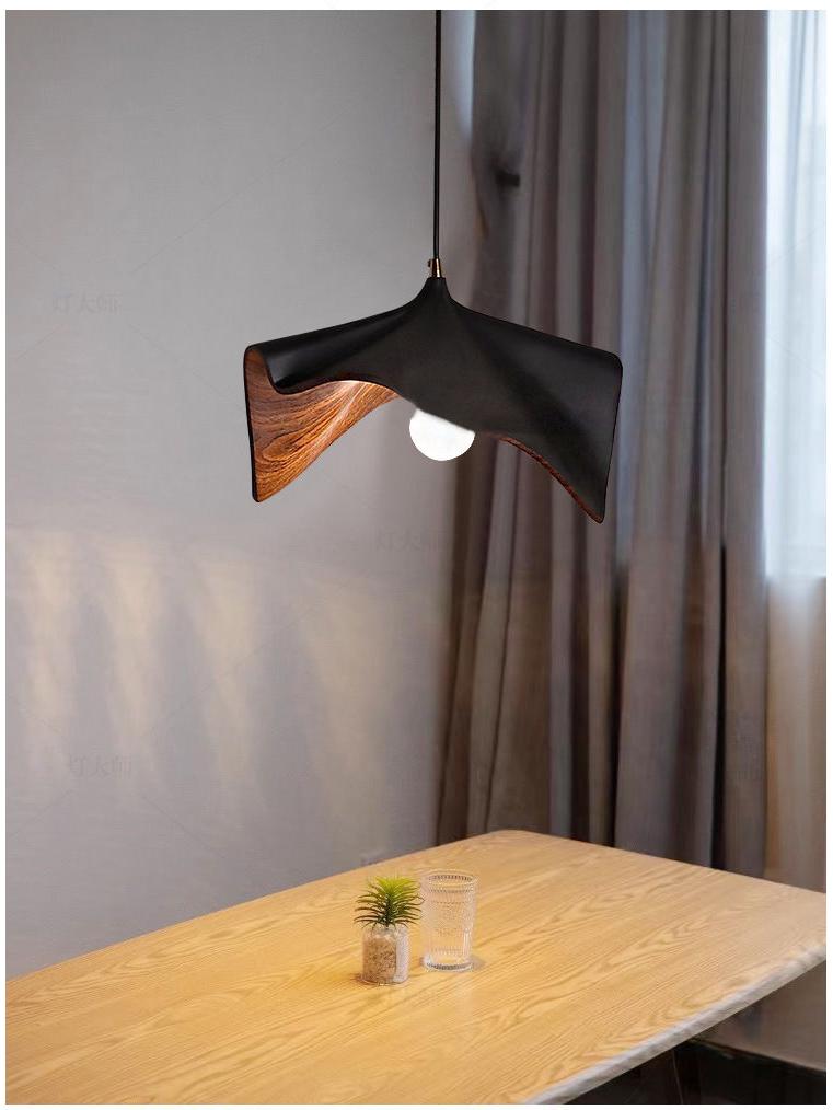 Wabi-Sabi Retro Pendant Light: Japanese Vintage Style for Dining, Bedroom, or Study