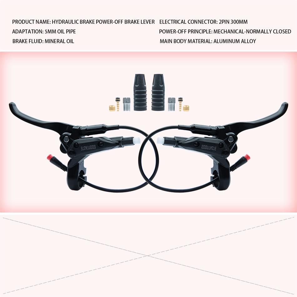 

Power-off Oil Brake 3 Pin Folding E-bike Handle Brakes Hydraulic Pump Up Lever Mountain Bike XOD Sm2a Outdoor Cyling Accessories 8292707(2p)