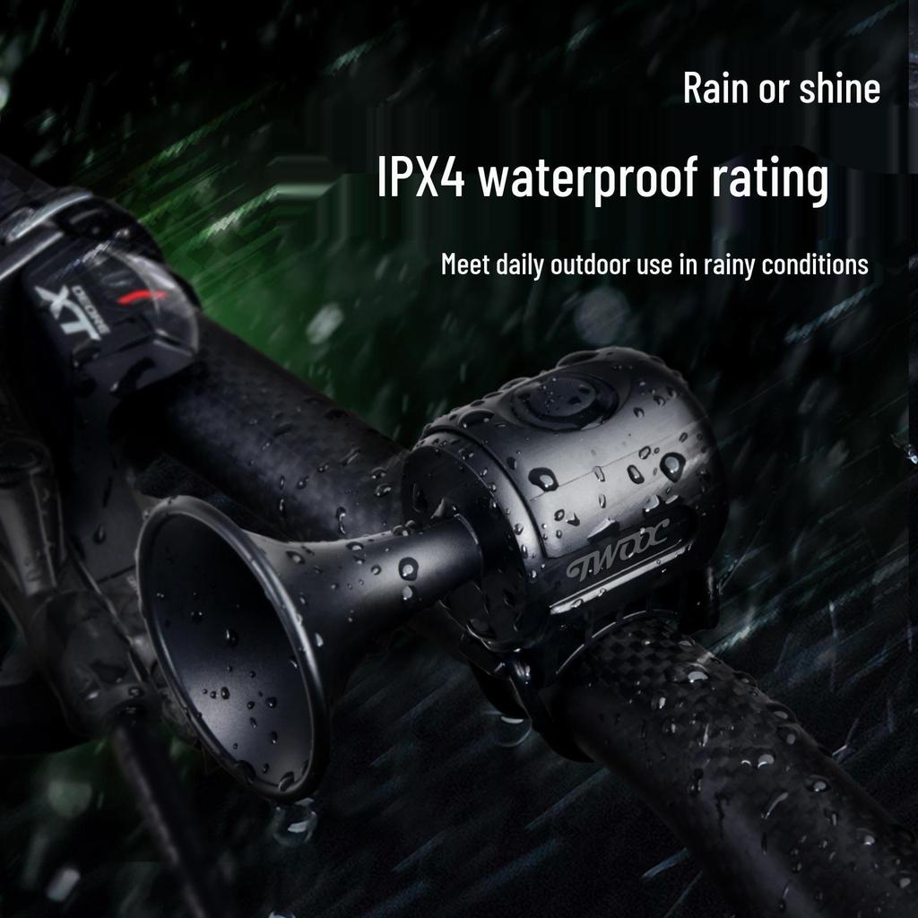 TWOOC Waterproof Electric Bicycle Horn with Long Battery Life for Mountain Bikes