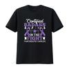 Mens Fight Against Pancreatic Cancer Awareness Purple T Shirt Black X Large Vintage Washed Graphic Streetwear Fashion Casual