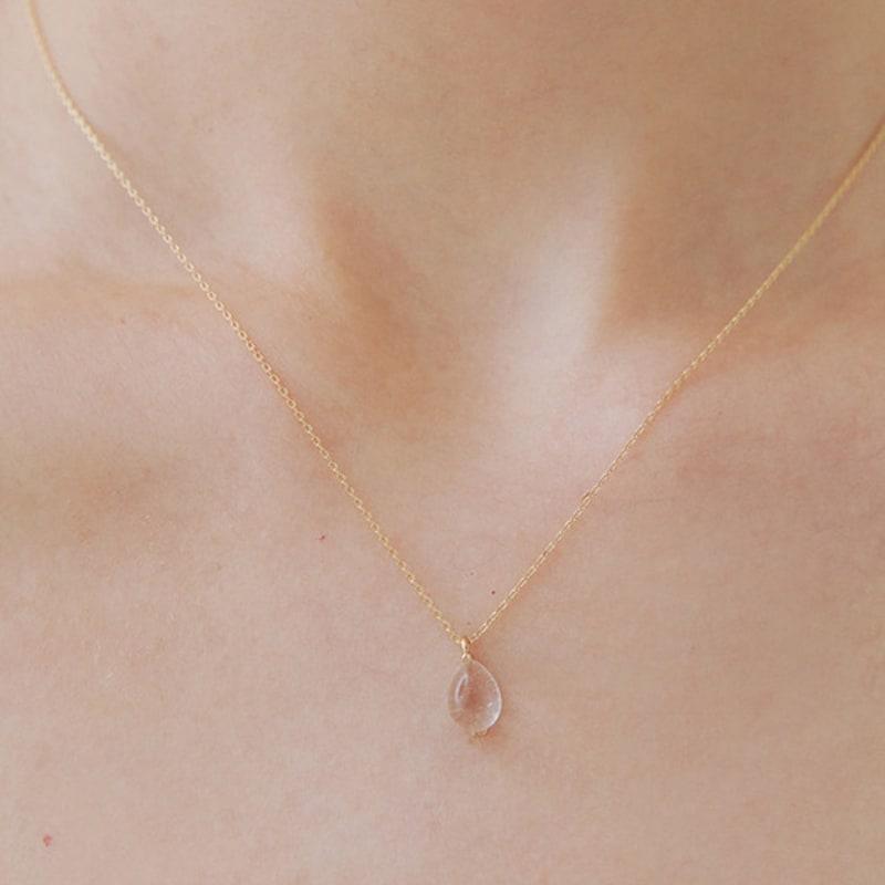 OR D`OR Water Drop Crystal Necklace