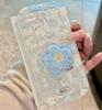 Cute Quicksand Flower Holder Phone Case For iPhone 16 15 14 13 12 11 Pro Max Plus Stand Floral Clear Soft Shockproof Cover
