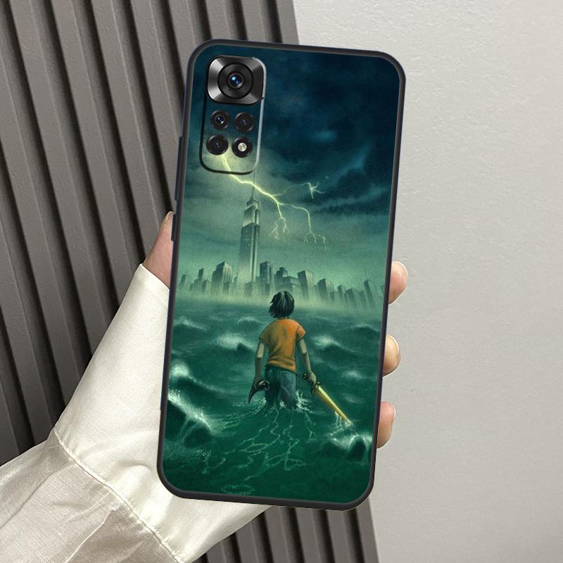 P-Percy Jackson Cartoon Case For Xiaomi Redmi Note 11 11S 10 10S 9 9S 8 12 Pro Redmi 9 10 12C 9C 9T 10A 10C Cover