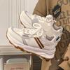 Fashion New Little White Shoes Women's 2025 Spring and Autumn Women's Shoes Platform Versatile Height Increase Wear-resistant Breathable Casual Moral